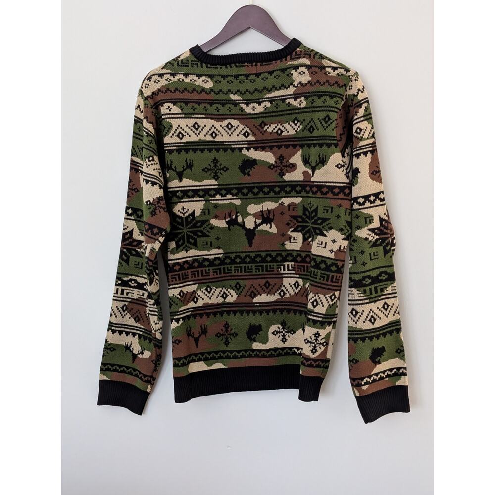 ​NWOT Yee Yee Apparel Camo Holiday Sweater Bundle - Set of 2 - Small - Picture 7 of 13